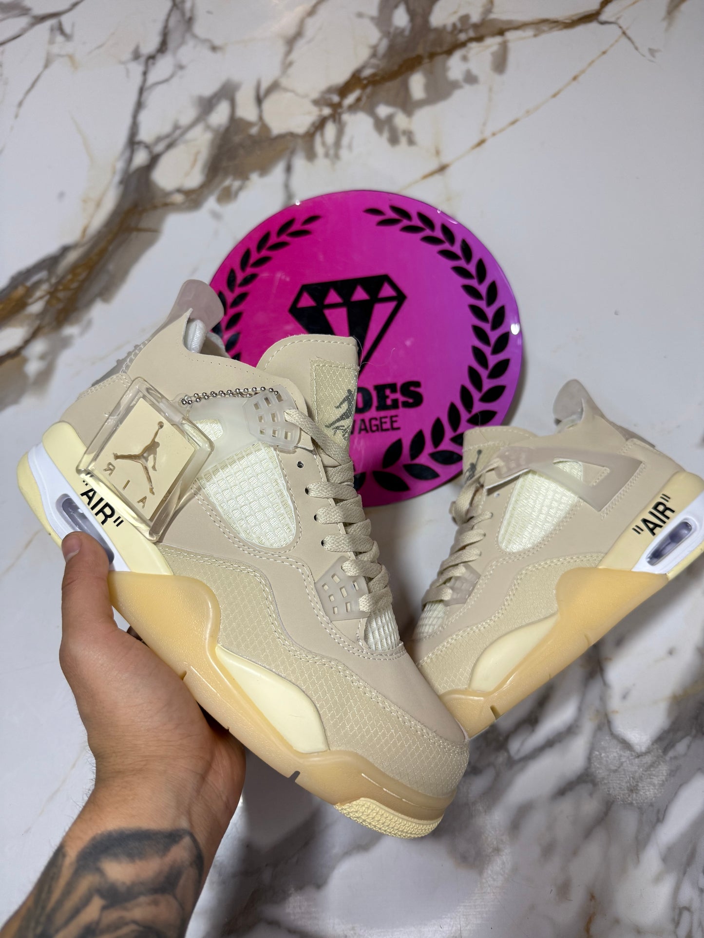 JORDAN RETRO 4 X OFF WHITE